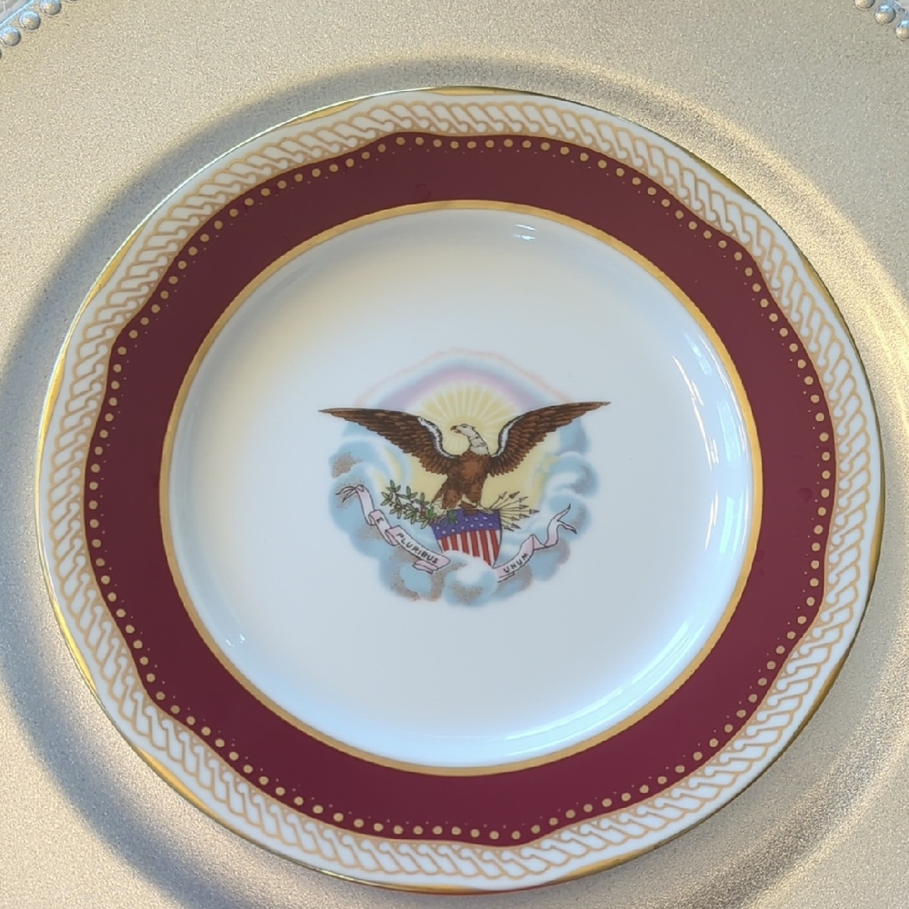 Woodmere White House Collection Dessert Plate Abraham Lincoln, Limited Edition